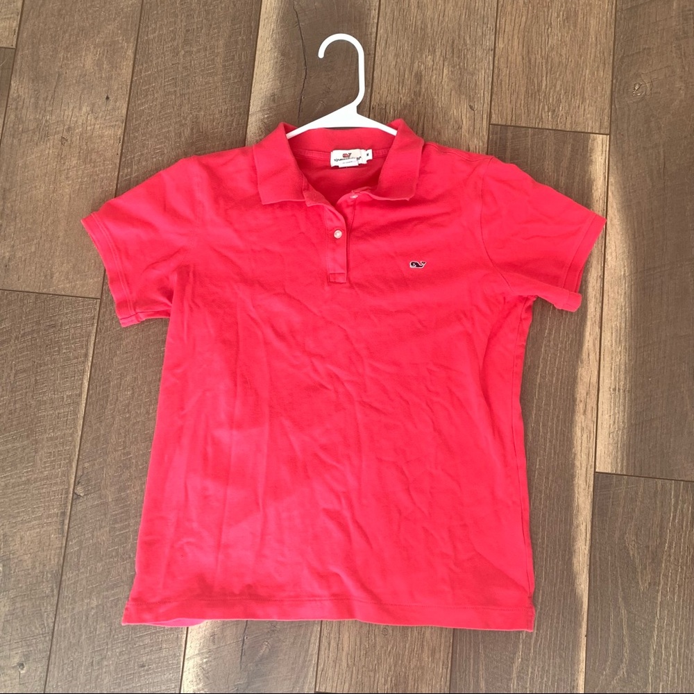 Vineyard Vines pink Short Sleeve Polo Tee